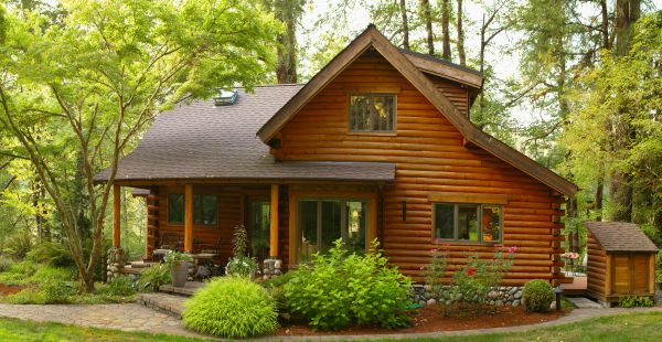 Cost of Log Home Exterior Cleaning in Portland
